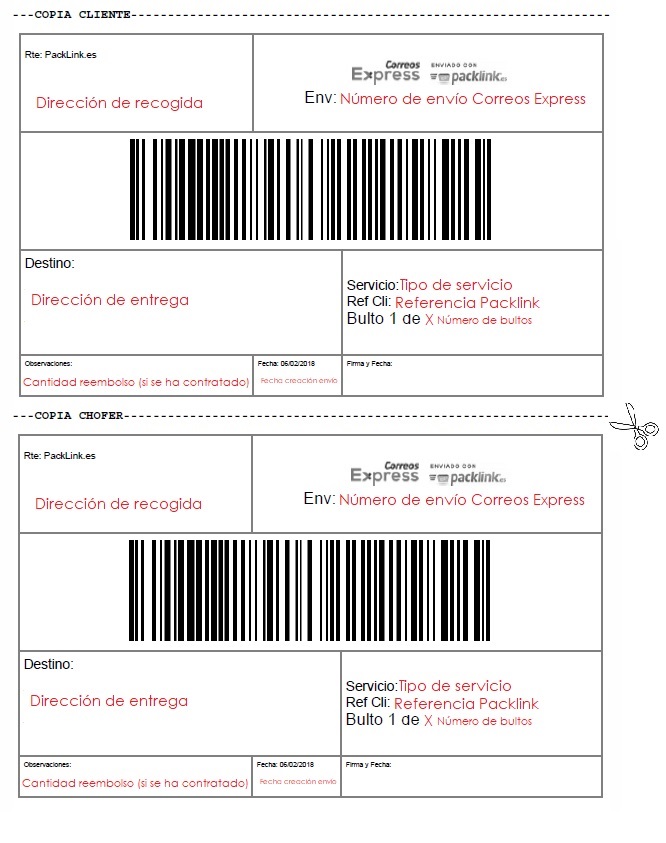 Correos Express Packlink Pro